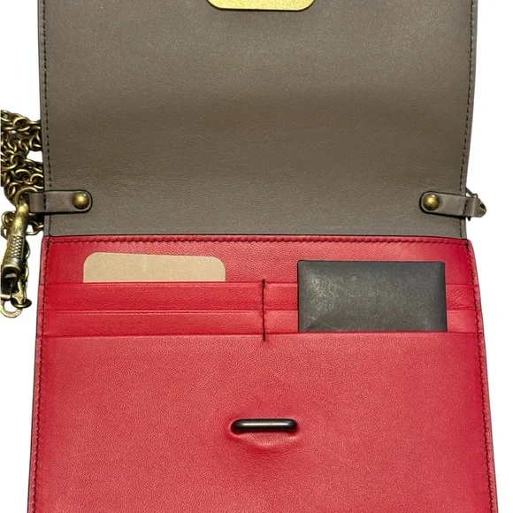 Bottega Veneta Colorblock Chain Wallet - Picture 3 of 7